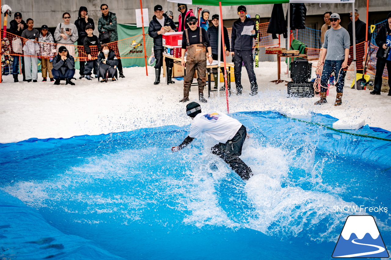 富良野スキー場｜いよいよインターナショナルなイベントに？！春シーズン恒例『第13回 Pond Skimming 池渡り』開催～♪